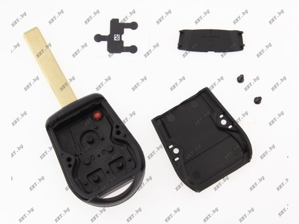 Празна кутийка KEY за авто ключ за БМВ с 3 бутона, перо BM-6P